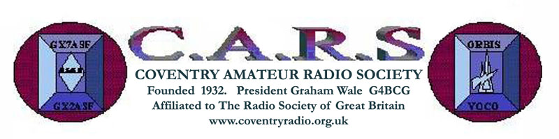 COVENTRY
AMATEUR RADIO SOCIETY